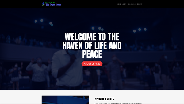 Screenshot of the The Word Charismatic Ministries International website