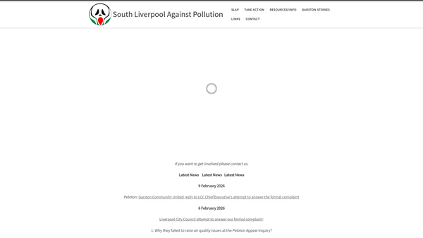 Screenshot of the South Lanarkshire Access Panel website
