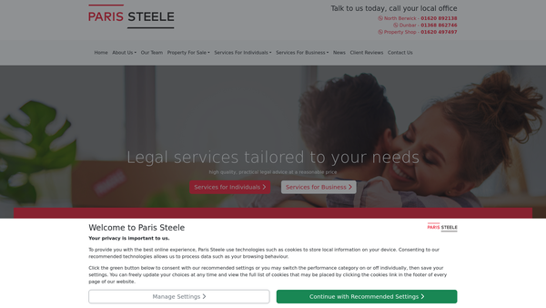 Screenshot of the Stella Moffat Charitable Trust website