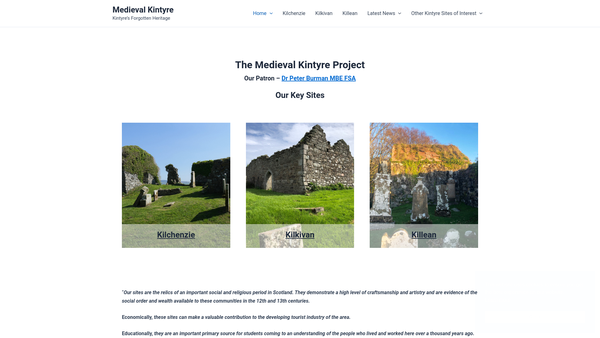 Screenshot of the Laggan Opportunity and Amenity Fund website