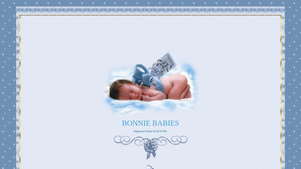 Screenshot of the Bonnie Babies website