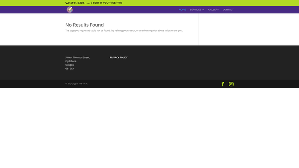 Screenshot of the Y Sort-It website