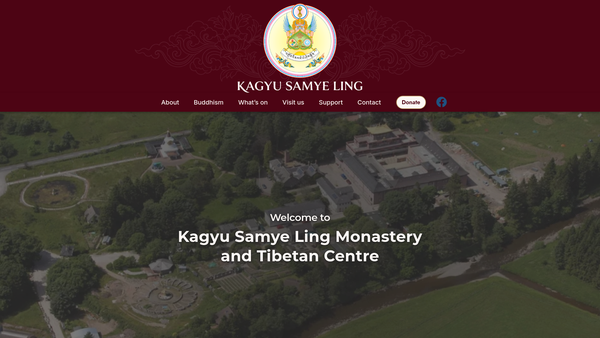 Screenshot of the Rokpa Trust website