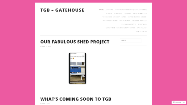 Screenshot of the The Gatehouse Bunker (SCIO) website