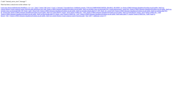 Screenshot of the Congregation of Daughters of Wisdom website