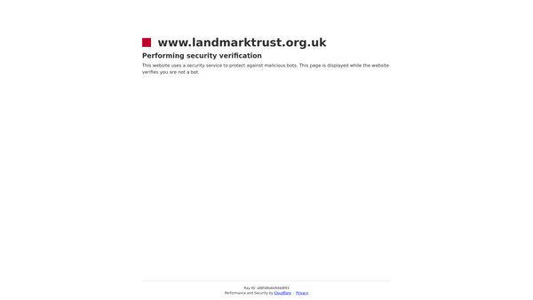 Screenshot of the The Landmark Trust website