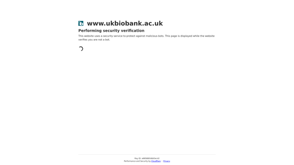 Screenshot of the UK Biobank Limited website