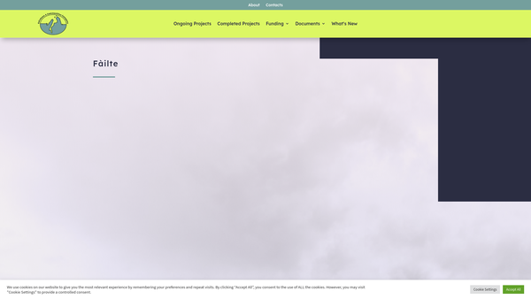 Screenshot of the Edinbane and Communities Company website