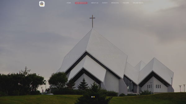 Screenshot of the Christ Apostolic Church website