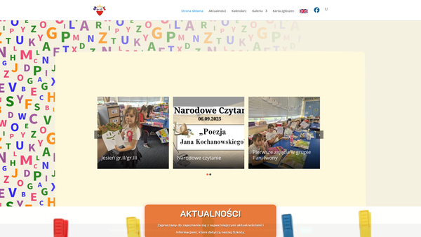 Screenshot of the School of Polish Language and Culture website