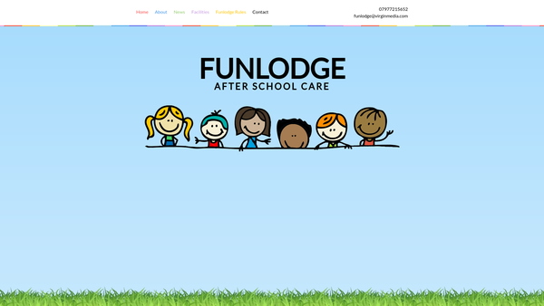 Screenshot of the Fun Lodge Ltd website