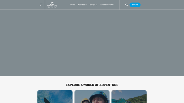Screenshot of the Adventure  Centre For Education (ACE) website