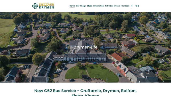 Screenshot of the DCDT Enterprise Company website