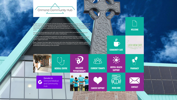 Screenshot of the Crimond Charitable Trust website