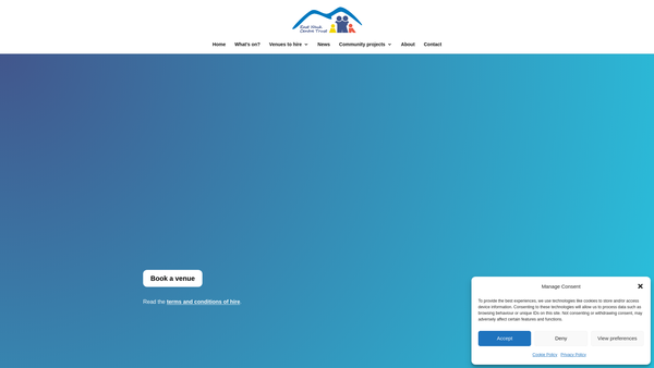 Screenshot of the East Neuk Centre Trust website