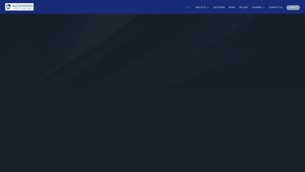 Screenshot of the The Ascension Trust (Scotland) website