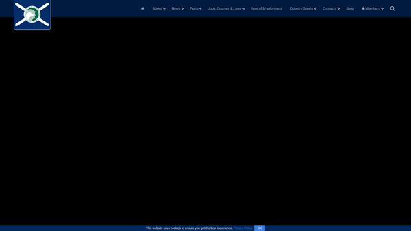 Screenshot of the Scottish Gamekeepers Association Charitable Trust website