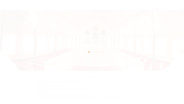 Screenshot of the Amal website