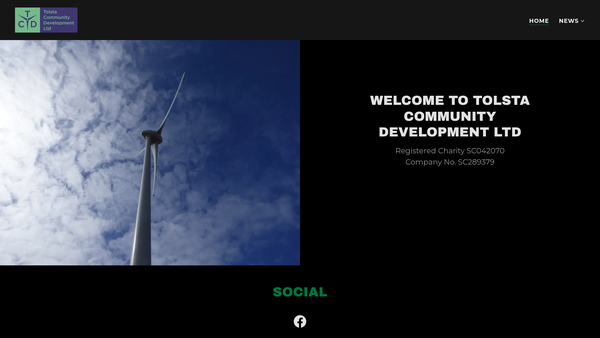 Screenshot of the Tolsta Community Development Limited website