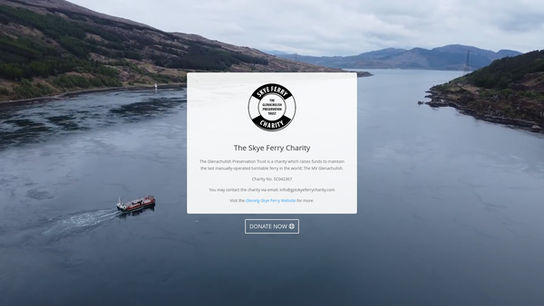 Screenshot of the Glenachulish Preservation Trust (SCIO) website