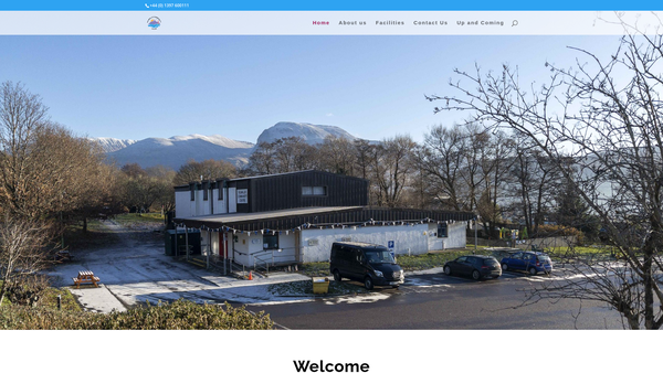 Screenshot of the Kilmallie Community Centre website