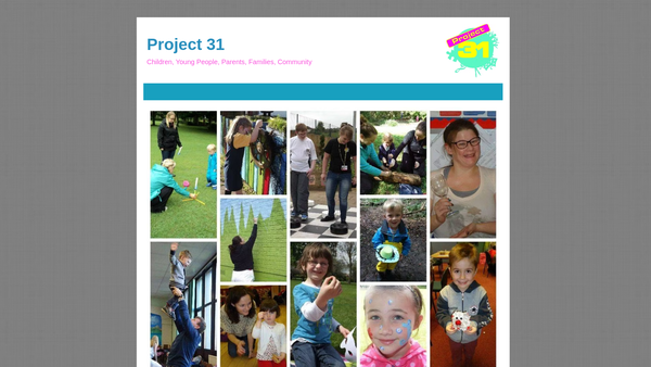 Screenshot of the Project 31 SCIO website