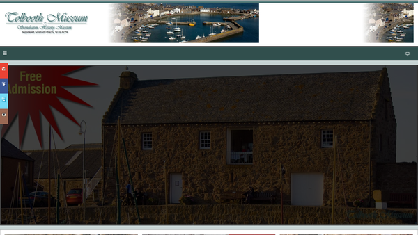 Screenshot of the Stonehaven Tolbooth Association website