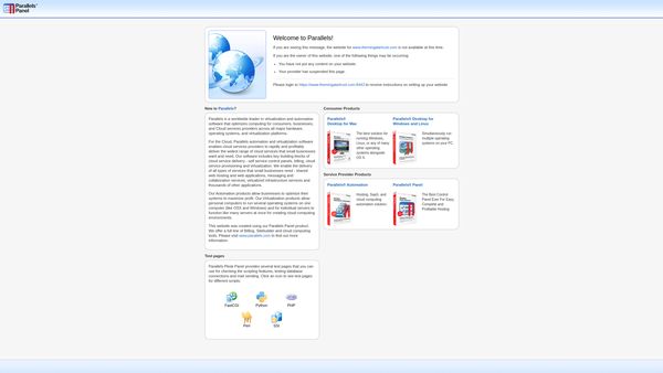 Screenshot of the The Mingalar Trust website