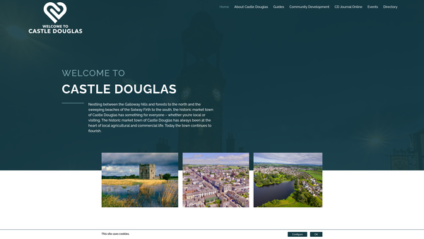 Screenshot of the Castle Douglas Development Forum website