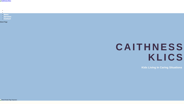 Screenshot of the Caithness KLICS (SCIO) website