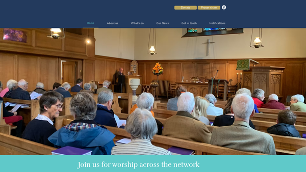 Screenshot of the Aberdalgie and Forteviot Church of Scotland website