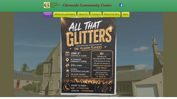 Screenshot of the Chirnside Development Group website