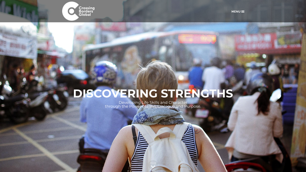 Screenshot of the Crossing Borders Education Limited website