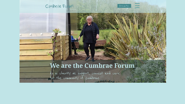 Screenshot of the The Cumbrae Forum website