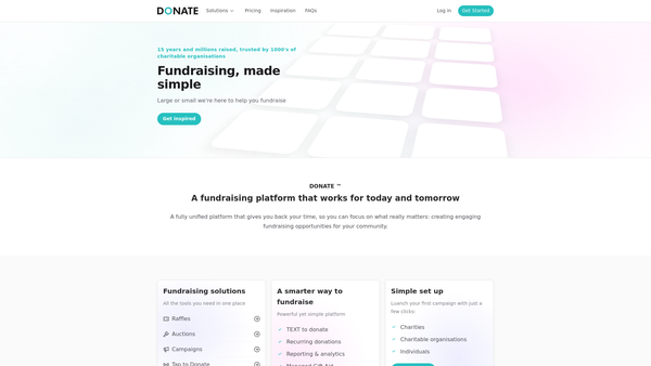 Screenshot of the The National Funding Scheme website