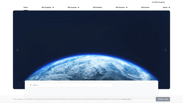 Screenshot of the BJS Foundation Limited website