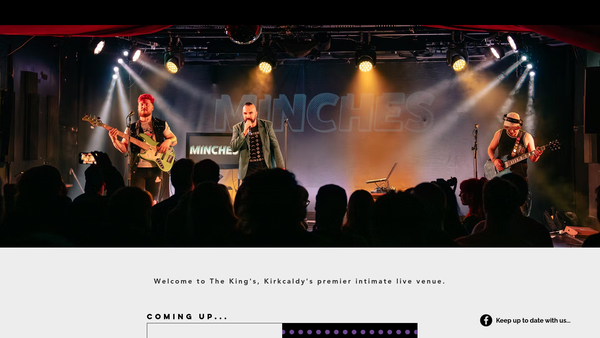 Screenshot of the Kings Theatre Kirkcaldy Limited website