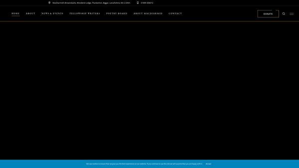 Screenshot of the MacDiarmid's Brownsbank SCIO website