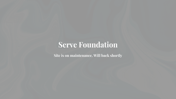 Screenshot of the Serve Foundation website