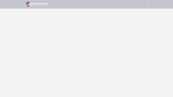 Screenshot of the Forces Support Limited website