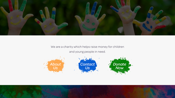Screenshot of the Children's Aid Scotland website