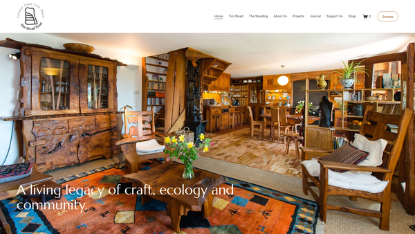 Screenshot of the The Tim Stead Trust website