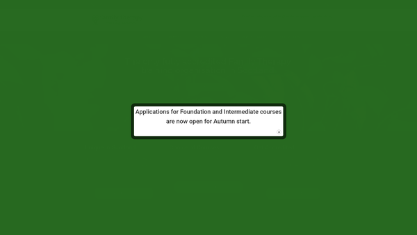 Screenshot of the Family Therapy Training Network website