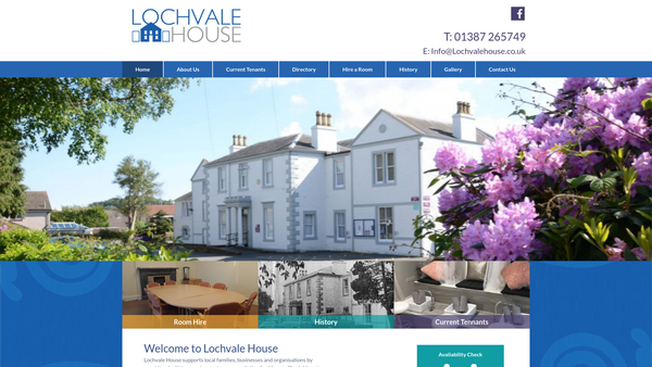 Screenshot of the The LGS Community Trust website
