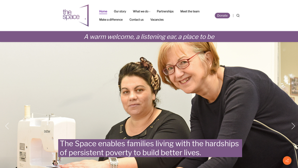Screenshot of the The Louise Project website