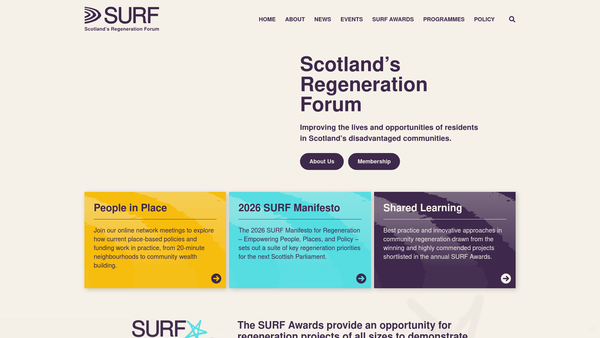 Screenshot of the Scotregen Limited website