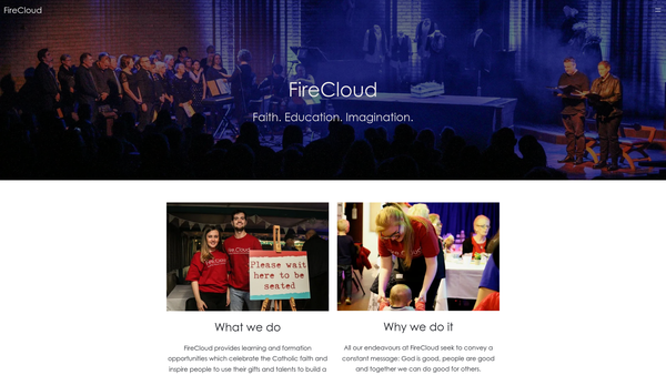 Screenshot of the FireCloud website