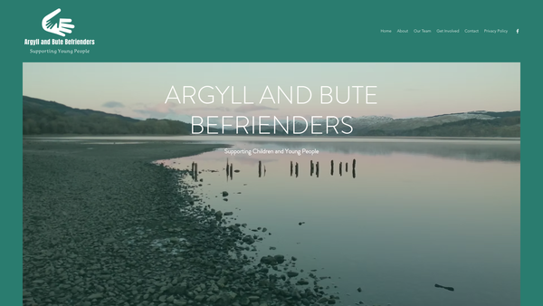 Screenshot of the Befrienders SCIO website