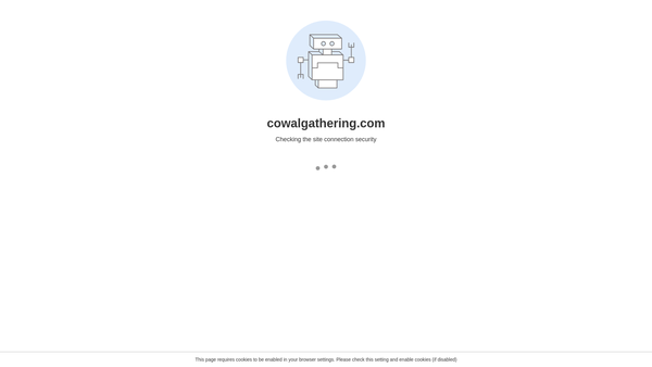 Screenshot of the Cowal Highland Gathering website
