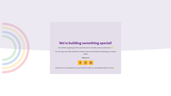 Screenshot of the Perth Autism Support SCIO website